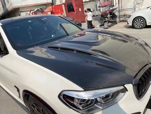 Do BMW X3M X4M F97 F98 Okładka maszynowa z włókien węglowych Materiał suchy z włókien węglowych X3M X4M Okładka maszynowa z włókien węglowych