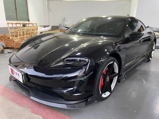 Części samochodowe dla Porsche Taycan Zestaw nadwozia z włókna węglowego TAYCAN UPGREAD REVOZPORT Style Front Shovel Diffuser Spoiler Body Kit