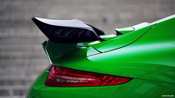 Części samochodowe dla Porsche 911 991.1 Spoiler 911 991.1 Uaktualniony Techart Style Spoiler z włókna węglowego