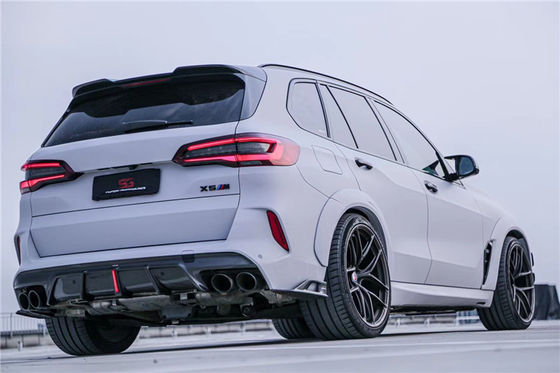 Zestaw części samochodowych z włókna węglowego do BMW X5M X5M Zestaw z włókna węglowego do maszyny X5M przednia łopata dyfuzor spoiler X5M szeroka maszyna