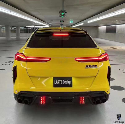 Części samochodowe dla BMW X6M F96 Zestaw nadwozia z włókna węglowego X6M F96 Zmodernizowany styl projektowania LARTE Front Shovel Diffuser Spoiler Body Kit