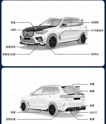 Części samochodowe do BMW X5M F95 Zestaw nadwozia z włókna węglowego