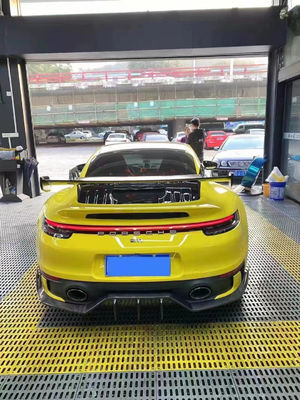 dla Porsche 992 Włókno węglowe Body Kit 992 Włókno węglowe przednie usta dyfuzor spódnica boczna spoiler fender kaptur