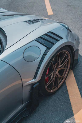 Dla Porsche 911 992 Zestaw nadwozia z włókna węglowego 992 Zmodernizowany zestaw nadwozia w stylu MIW przedni i tylni zderzak spoiler Hood szeroki