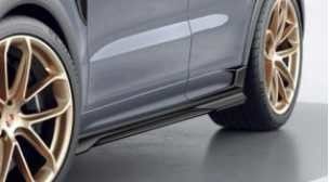 Do Porsche Cayenne Włókno węglowe Body Kit Cayenne Włókno węglowe przedni dyfuzor wargi spoiler górne skrzydło kaptur suknia boczna
