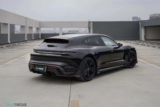 Suchy zestaw nadwozia z włókien węglowych z włókien węglowych dla Porsche Taycan Taycan Upgrade PAKTECHZ Style