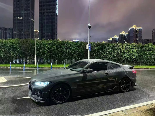 Zestaw nadwozia z włókien węglowych dla BMW serii 4 G22 G22 Węglowy przedni łopatka dyfuzor spoiler boczny spódnica suchy zestaw nadwozia z włókien węglowych