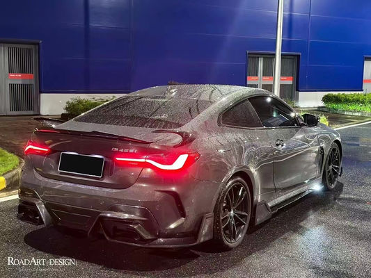 Zestaw nadwozia z włókien węglowych dla BMW serii 4 G22 G22 Węglowy przedni łopatka dyfuzor spoiler boczny spódnica suchy zestaw nadwozia z włókien węglowych