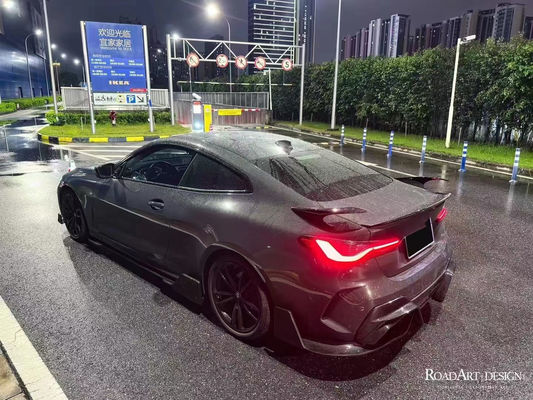 Zestaw nadwozia z włókien węglowych dla BMW serii 4 G22 G22 Węglowy przedni łopatka dyfuzor spoiler boczny spódnica suchy zestaw nadwozia z włókien węglowych