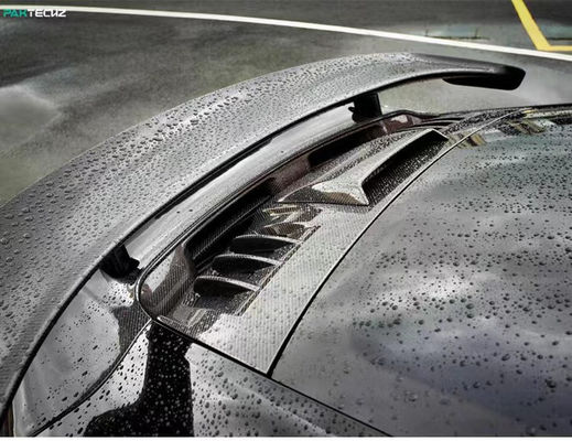 Dla Porsche 992 Turbo Włókno węglowe Spoiler 992 Turbo Ugrade Paktechz Style Włókno węglowe