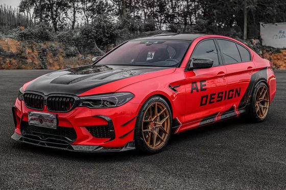 Części samochodowe Zestaw nadwozia z włókna węglowego dla BMW M5 F90 M5 F90 Zestaw nadwozia z włókna węglowego przednia łopata dyfuzor spoiler boczny spódnica kaptur
