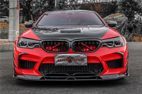 Części samochodowe Zestaw nadwozia z włókna węglowego dla BMW M5 F90 M5 F90 Zestaw nadwozia z włókna węglowego przednia łopata dyfuzor spoiler boczny spódnica kaptur