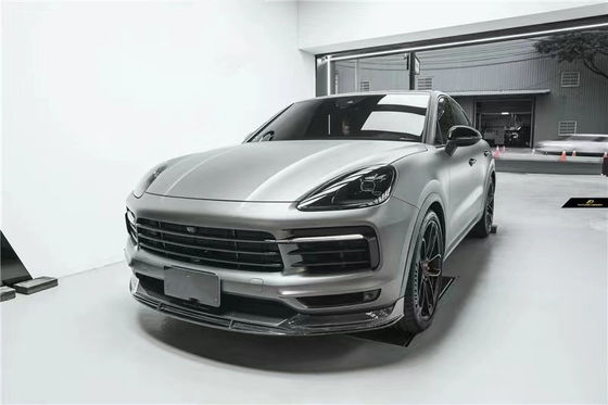 Do Porsche Cayenne Coupe Carbon Fiber Body Kit Cayenne Coupe Upgraded FD-style Carbon Fiber Front Lip Diffuser Body Kit