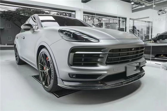 Do Porsche Cayenne Coupe Carbon Fiber Body Kit Cayenne Coupe Upgraded FD-style Carbon Fiber Front Lip Diffuser Body Kit