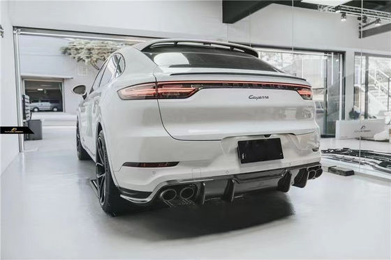 Do Porsche Cayenne Coupe Carbon Fiber Body Kit Cayenne Coupe Upgraded FD-style Carbon Fiber Front Lip Diffuser Body Kit
