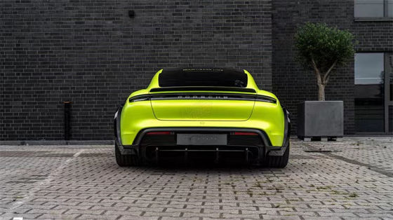 Do Porsche Taycan szerokokadłubowy zestaw Taycan Uaktualnia PD-style Węglowe włókno przednie usta Dyfuzor spoiler bok spódniczka koło łuk
