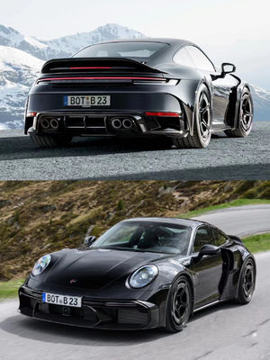 Dla Porsche 992 Spoiler z włókna węglowego 992 Uaktualniony BS Style Spoiler z włókna węglowego
