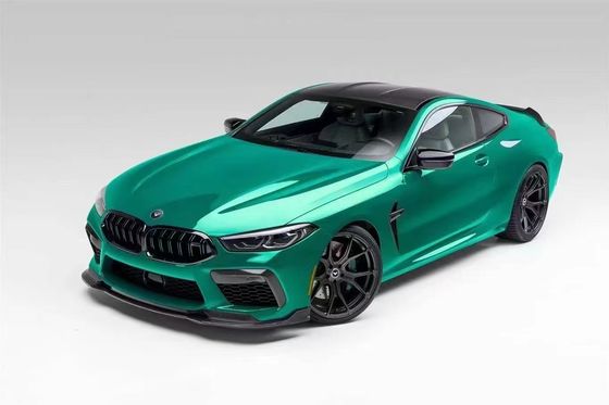 Do BMW M8 Zestaw nadwozia z włókna węglowego M8 Modernizowany styl Vors Zestaw nadwozia z włókna węglowego przedni dyfuzor warg spoiler boczny spódnica