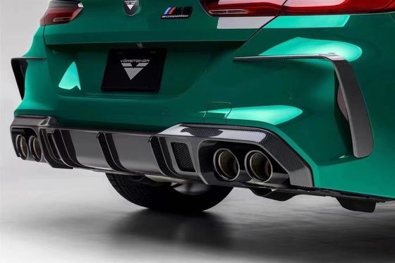 Do BMW M8 Zestaw nadwozia z włókna węglowego M8 Modernizowany styl Vors Zestaw nadwozia z włókna węglowego przedni dyfuzor warg spoiler boczny spódnica