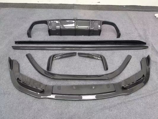 Do BMW M8 Zestaw nadwozia z włókna węglowego M8 Modernizowany styl Vors Zestaw nadwozia z włókna węglowego przedni dyfuzor warg spoiler boczny spódnica