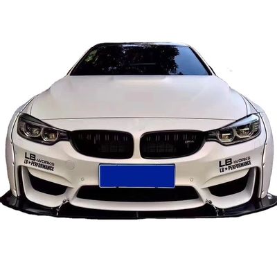 LB Wide-body Kit dla BMW M4 F82 Wide-body Kit M4 F82 Zmodernizowany LB Style Front Lip Diffuser Spoiler Carbon Fiber Body Kit