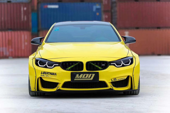 LB Wide-body Kit dla BMW M4 F82 Wide-body Kit M4 F82 Zmodernizowany LB Style Front Lip Diffuser Spoiler Carbon Fiber Body Kit