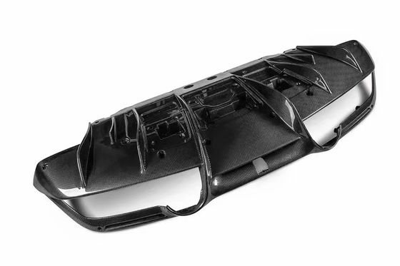 Do BMW X6M F96 Zestaw nadwozia z włókna węglowego X6M F96 Uaktualnia styl AE Włókna węglowego przedni dyfuzor warg spoiler