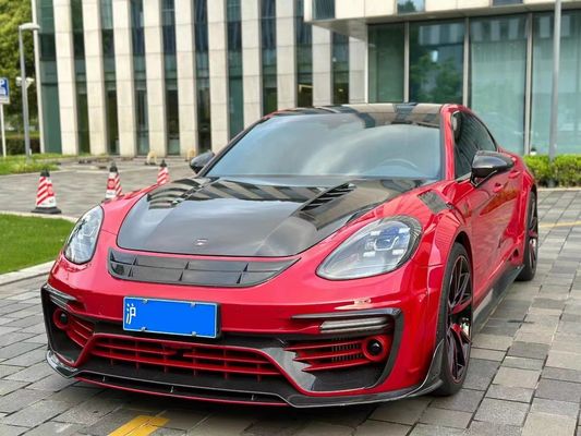 MSY Panamera 971 Body Kit Czerwone włókna węglowe Zastąpienie przedniego zderzaka spoiler Widebody Kit