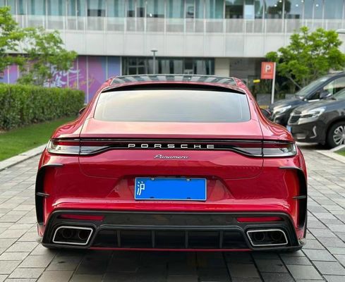MSY Panamera 971 Body Kit Czerwone włókna węglowe Zastąpienie przedniego zderzaka spoiler Widebody Kit