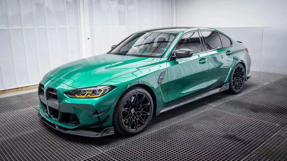Do BMW G80 G82 M3 M4 Zestaw nadwozia z włókna węglowego G80 G82 M3 M4 Modernizowany styl AE Front Lip Diffuser Spoiler Side Skirt Body