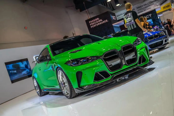 Dla BMW M3 M4 Zestaw nadwozia z włókna węglowego G80 G82M3 M4 Aktualizowany VORS Style Węglowy przedni zderzak