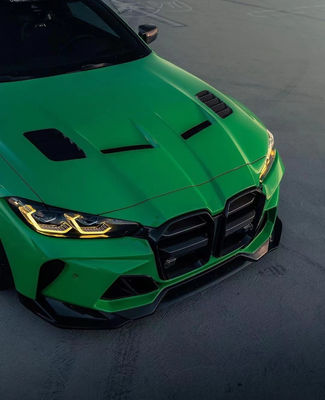 Dla BMW M3 M4 Zestaw nadwozia z włókna węglowego G80 G82M3 M4 Aktualizowany VORS Style Węglowy przedni zderzak