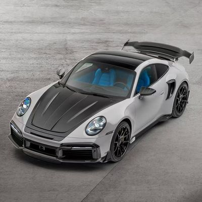 992 Turbo Porsche Body Kit Włókno węglowe MSY Style Diy tylny zderzak spoiler Hood