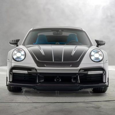992 Turbo Porsche Body Kit Włókno węglowe MSY Style Diy tylny zderzak spoiler Hood