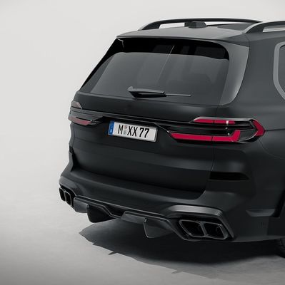 Do BMW X7 Zestaw nadwozia z włókna węglowego Zestaw nadwozia z włókna węglowego przedni dyfuzor warg spoiler kapelusz boczny spódnica szeroka