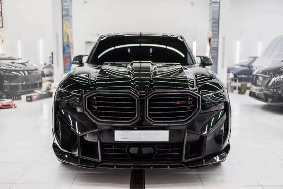 Do BMW XM Carbon Fiber Widebody Kit XM Upgrades RNG-style Carbon Fiber Front Lip Diffuser Rower Arch Spoiler Hood Wide Body