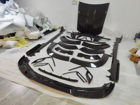 Do BMW XM Carbon Fiber Widebody Kit XM Upgrades RNG-style Carbon Fiber Front Lip Diffuser Rower Arch Spoiler Hood Wide Body