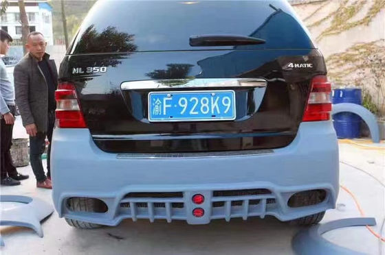 WALD Style Wide Bodyki dla Mercedes W164 ML300 ML350 ML400 ML500 ML63 Body Kit Przednia i tylna spódnica z tylnym zderzakiem
