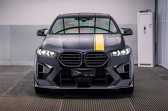 Do BMW X5M X6M Zestaw nadwozia z włókna węglowego X5M X6M Węglowodanowy przedni dyfuzor warg spoiler boczny