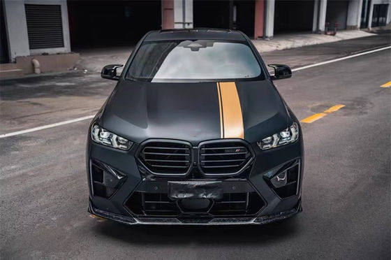 Do BMW X5M X6M Zestaw nadwozia z włókna węglowego X5M X6M Węglowodanowy przedni dyfuzor warg spoiler boczny