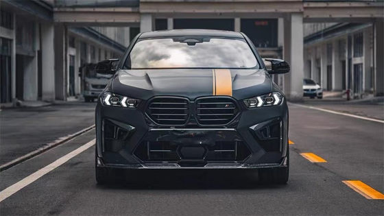 Do BMW X5M X6M Zestaw nadwozia z włókna węglowego X5M X6M Węglowodanowy przedni dyfuzor warg spoiler boczny