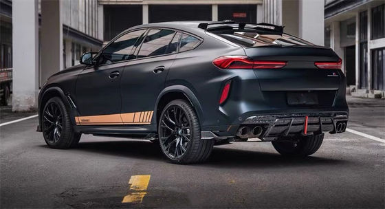 Do BMW X5M X6M Zestaw nadwozia z włókna węglowego X5M X6M Węglowodanowy przedni dyfuzor warg spoiler boczny