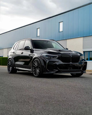 Do BMW X5 G05 F95 Carbon Fiber Widebody Kit X5 G05 F95 Carbon Fiber Front Lip Diffuser Spoiler Wide Body Kit