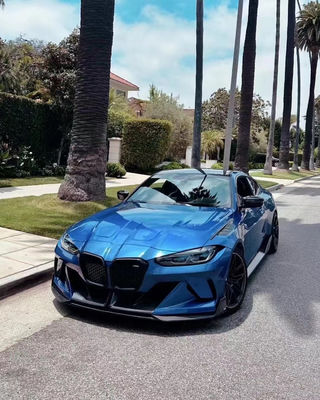 4 Coupe Bmw M3 Body Kit Blue Zastąpić Front GEEX Style Front Bumper Fender