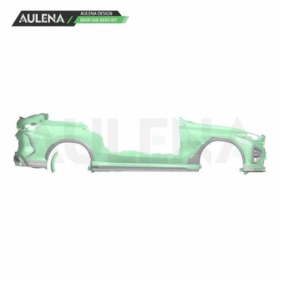 SUV Bmw X6 Body Kit Włókno węglowe X6M Front Bumper Lip Splitter Spoiler Side