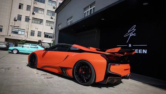 I8 BMW Body Kit Car 2018 - 2019 Spoiler z włókna węglowego Front Bumper Spoiler Wing