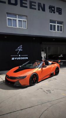 I8 BMW Body Kit Car 2018 - 2019 Spoiler z włókna węglowego Front Bumper Spoiler Wing