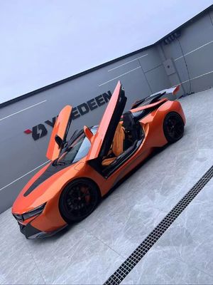 I8 BMW Body Kit Car 2018 - 2019 Spoiler z włókna węglowego Front Bumper Spoiler Wing