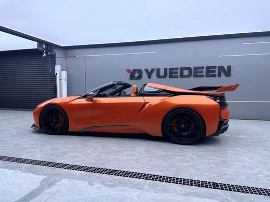 I8 BMW Body Kit Car 2018 - 2019 Spoiler z włókna węglowego Front Bumper Spoiler Wing