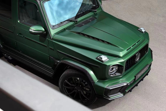 Wysokiej jakości włókno węglowe W464 G500 G63 Body Kit W464 Upgrade Topcar Style Front Shovel Rear Lip Spoiler